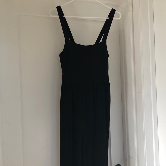 Madewell Pants - Madewell Black Smocked back Jumpsuit